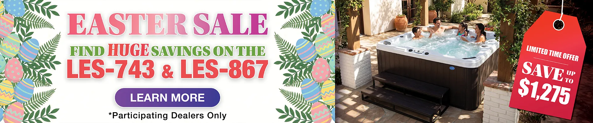 Calspas hot tub being used in a family setting - Oakpark