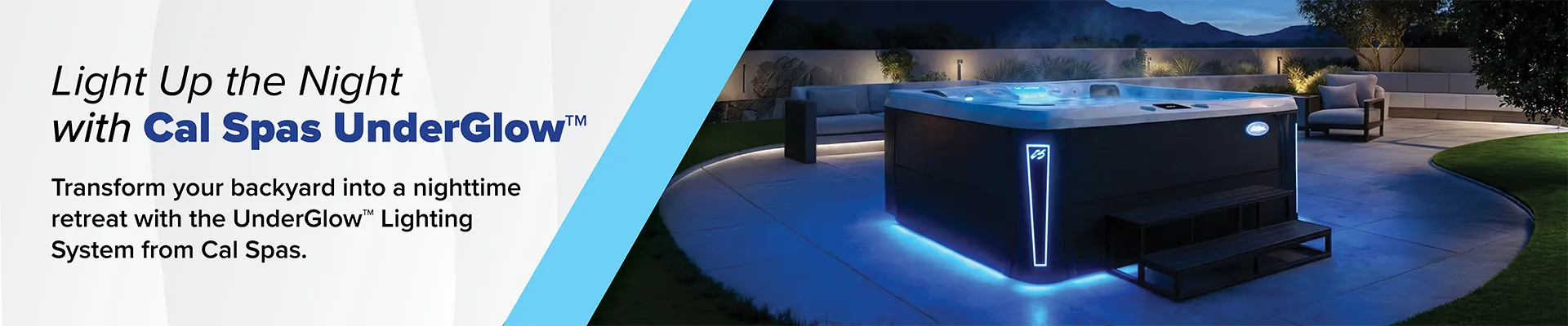 Calspas hot tub being used in a family setting - Oakpark