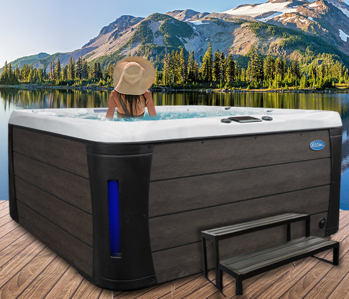 Calspas hot tub being used in a family setting - hot tubs spas for sale Oakpark